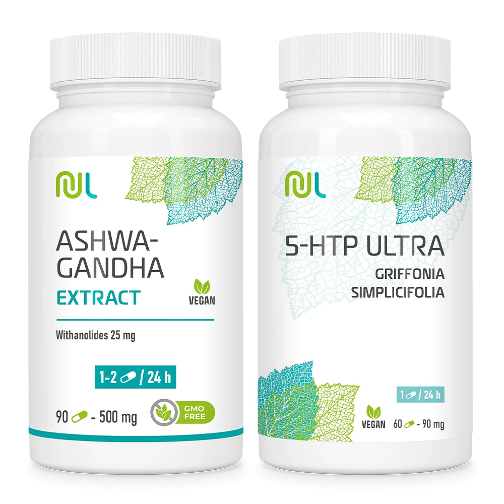 Set Serenità Primavera – Ashwagandha & 5-HTP per equilibrio emotivo