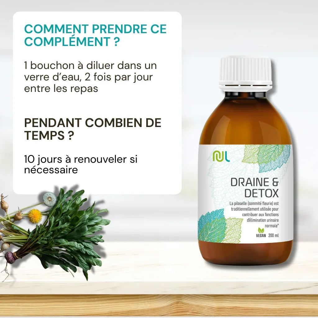 come utilizzare Draine e Detox NutriLife Shop