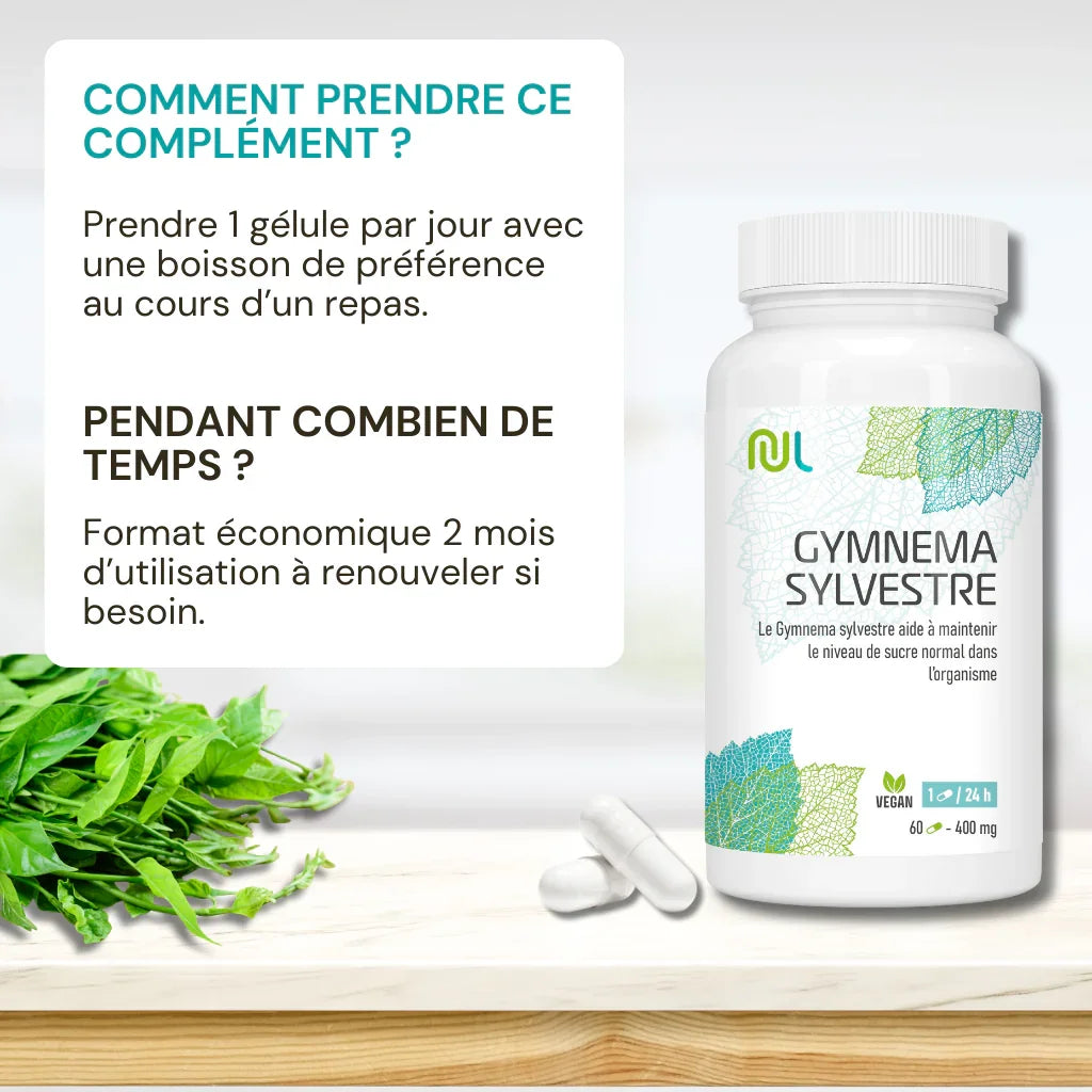 Come prendere gli ingredienti Gymnema sylvestre Nutrilife