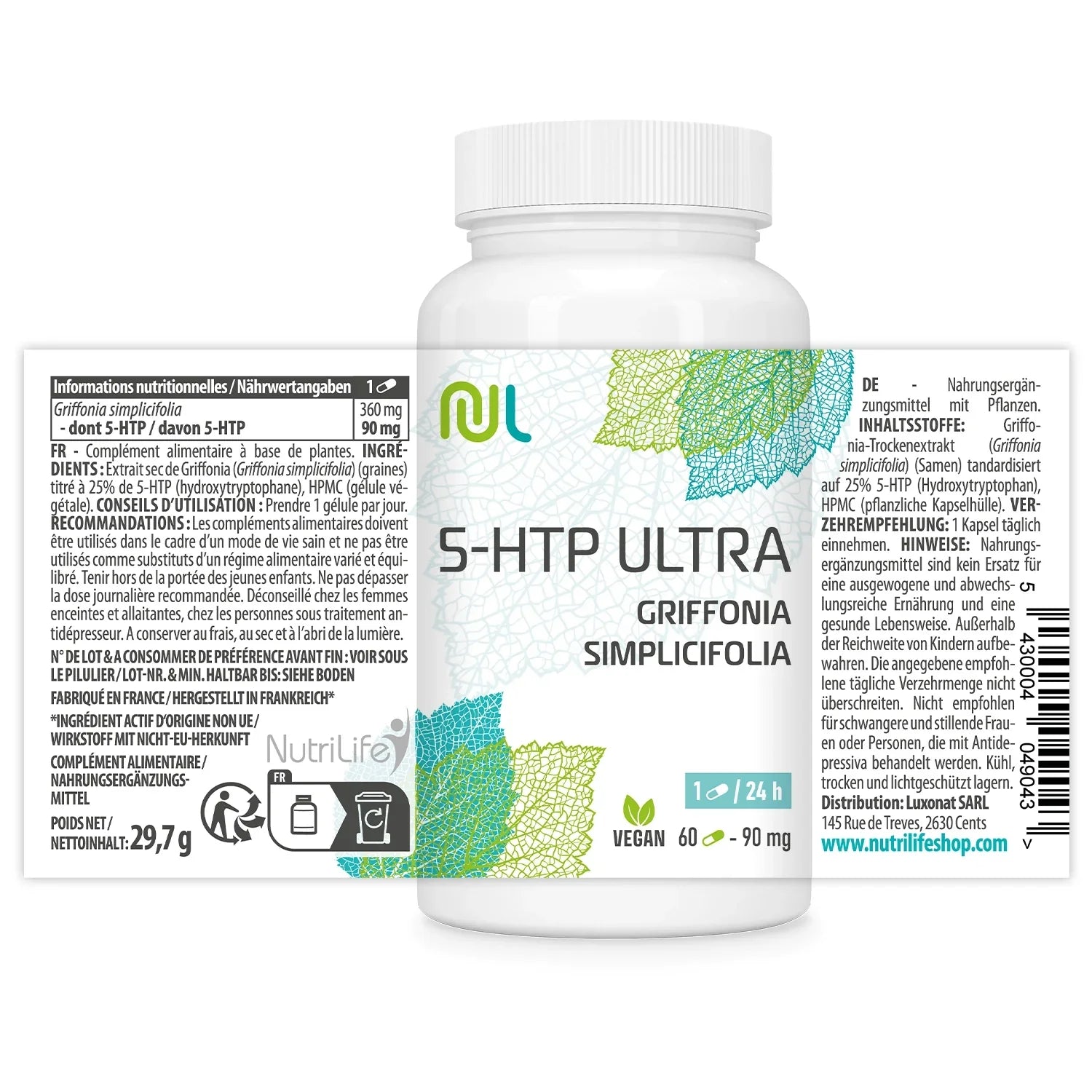 5-HTP Ultra Griffonia NutriLife Capsules