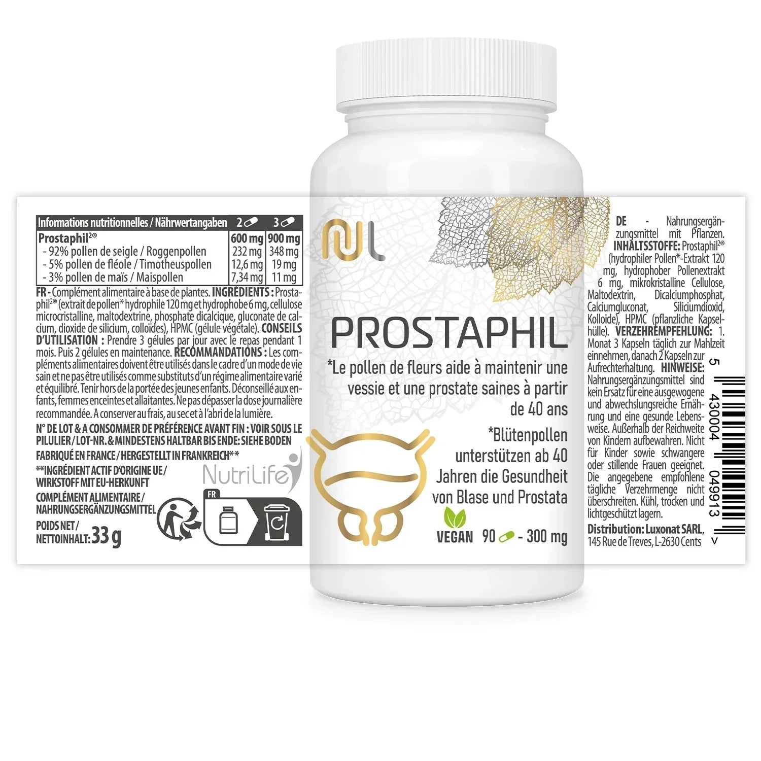 Label Prostaphil 90 caps