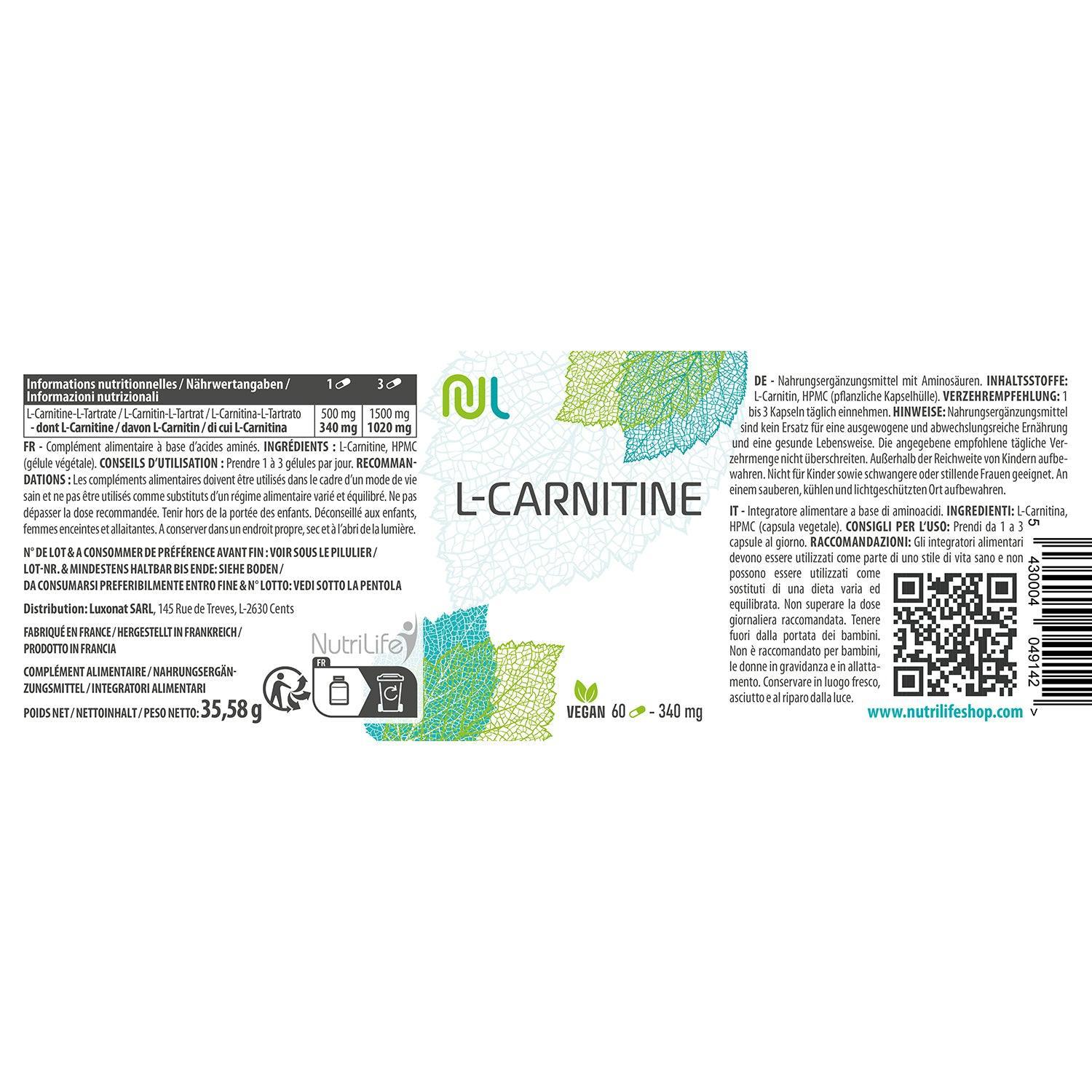 L-Carnitine - NutriLife Shop