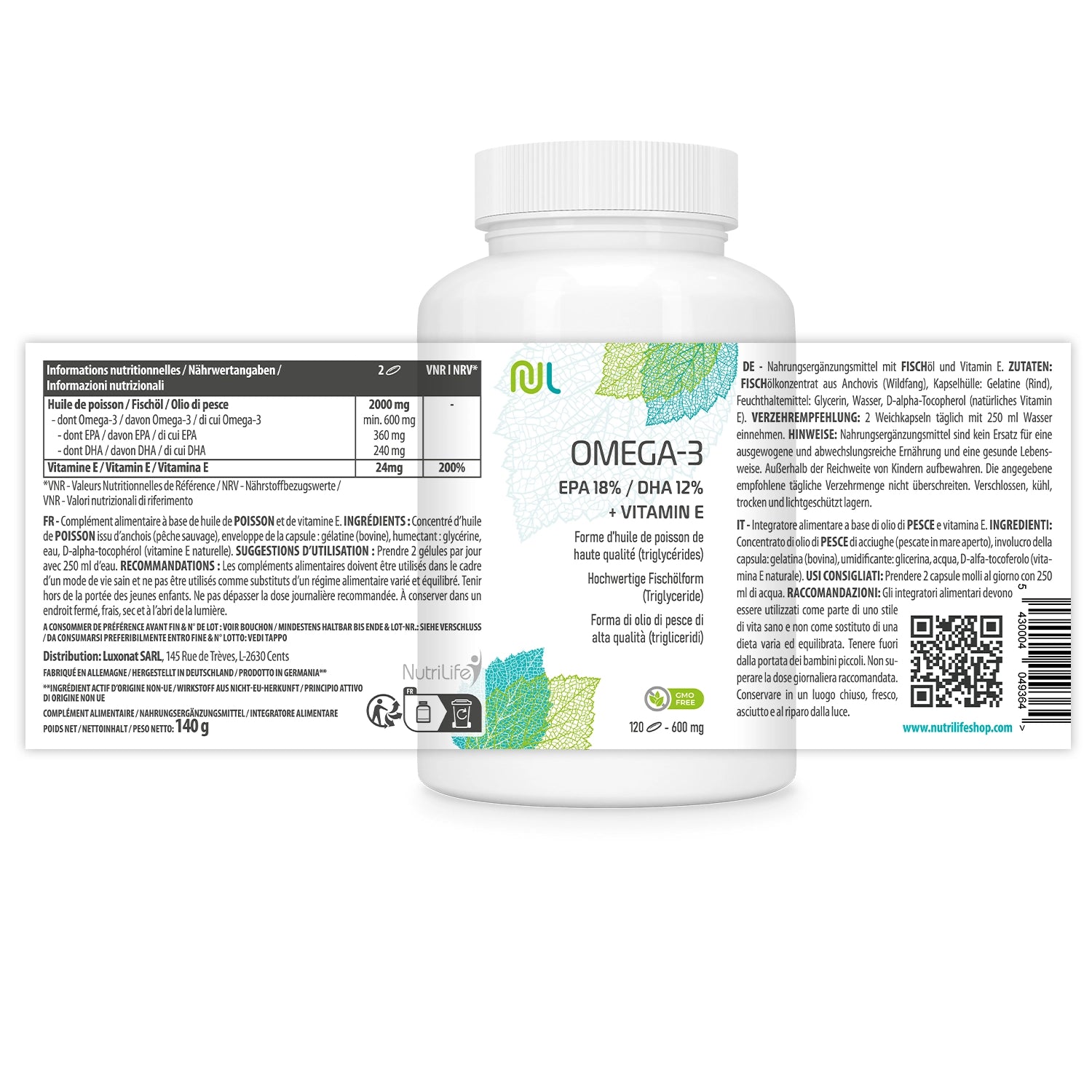 Omega-3 EPA/DHA + Vitamia E