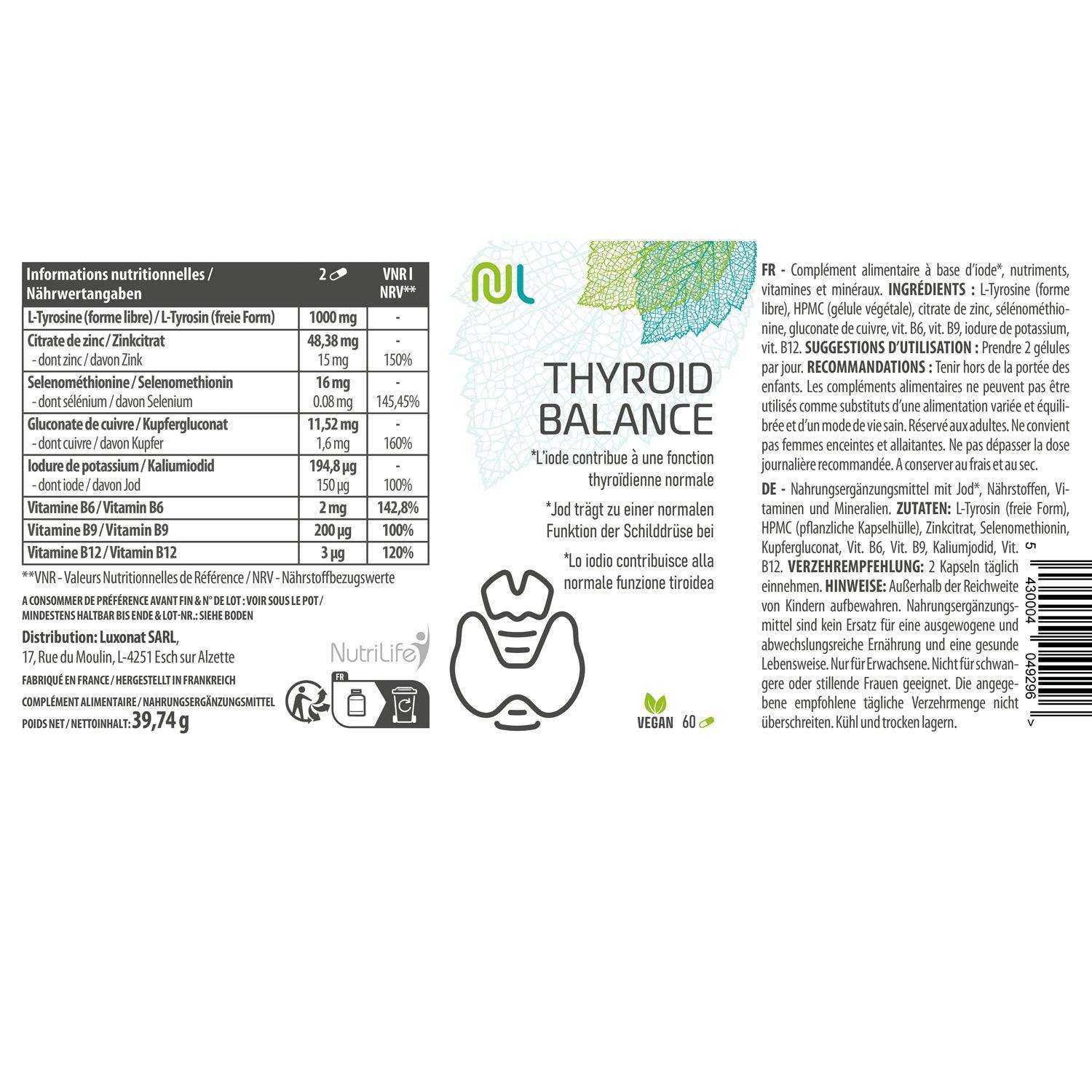 Thyroid Balance - complement thyroide - NutriLife Shop