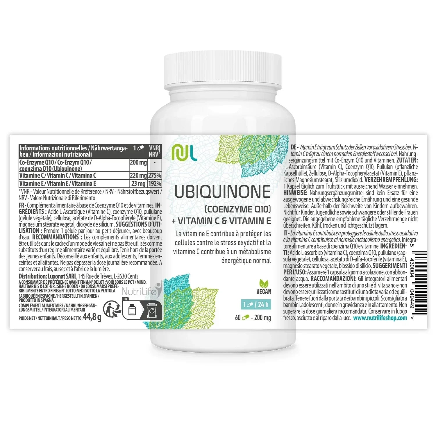 Label Ubiquinone CoEnzyme Q10