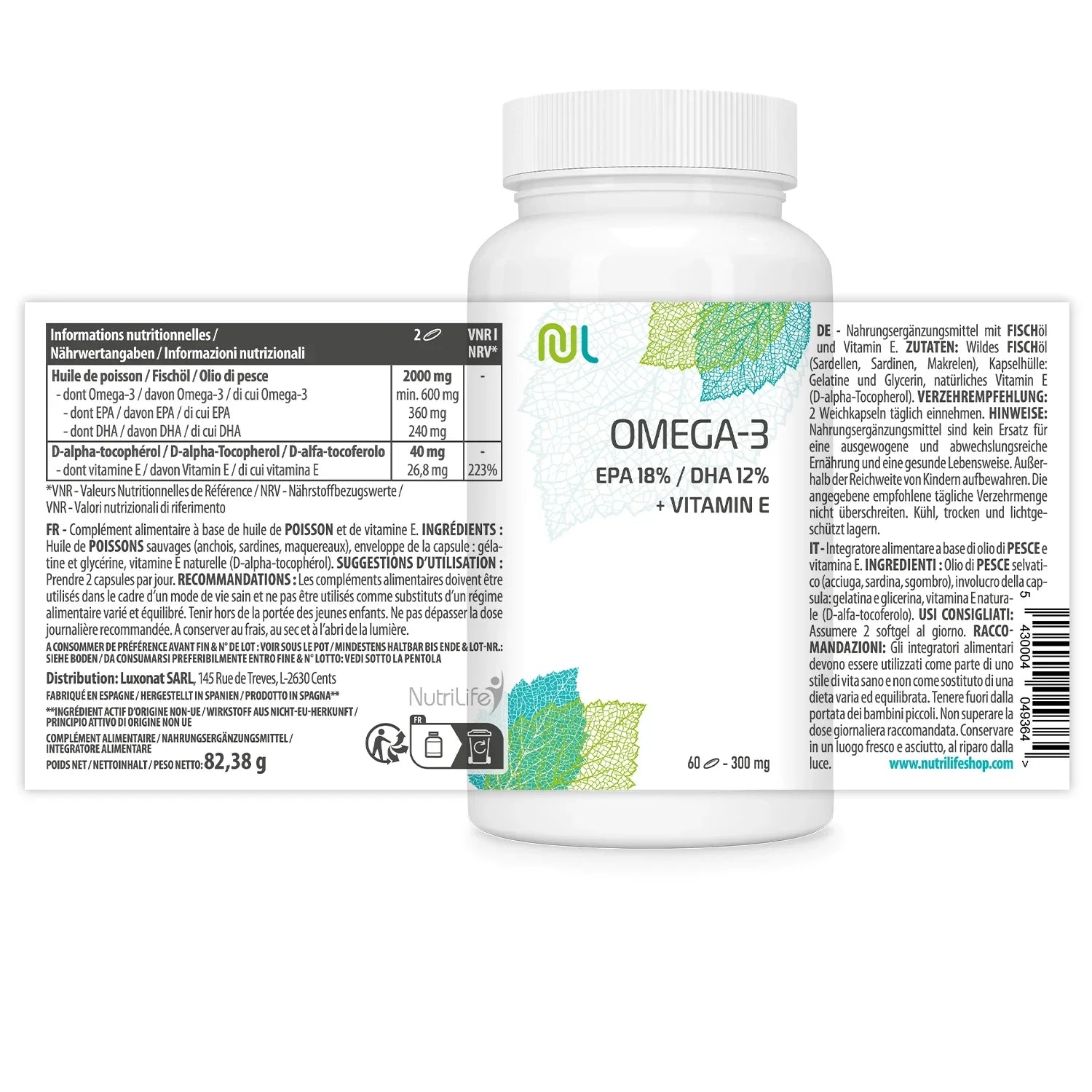 Omega-3 EPA/DHA + Vitamia E