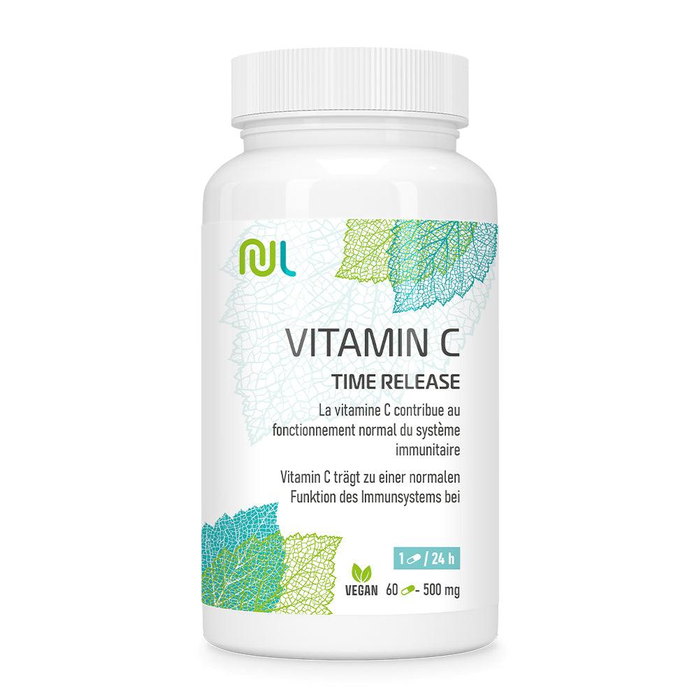 Vitamine C 500mg à action prolongée - NutriLife Shop